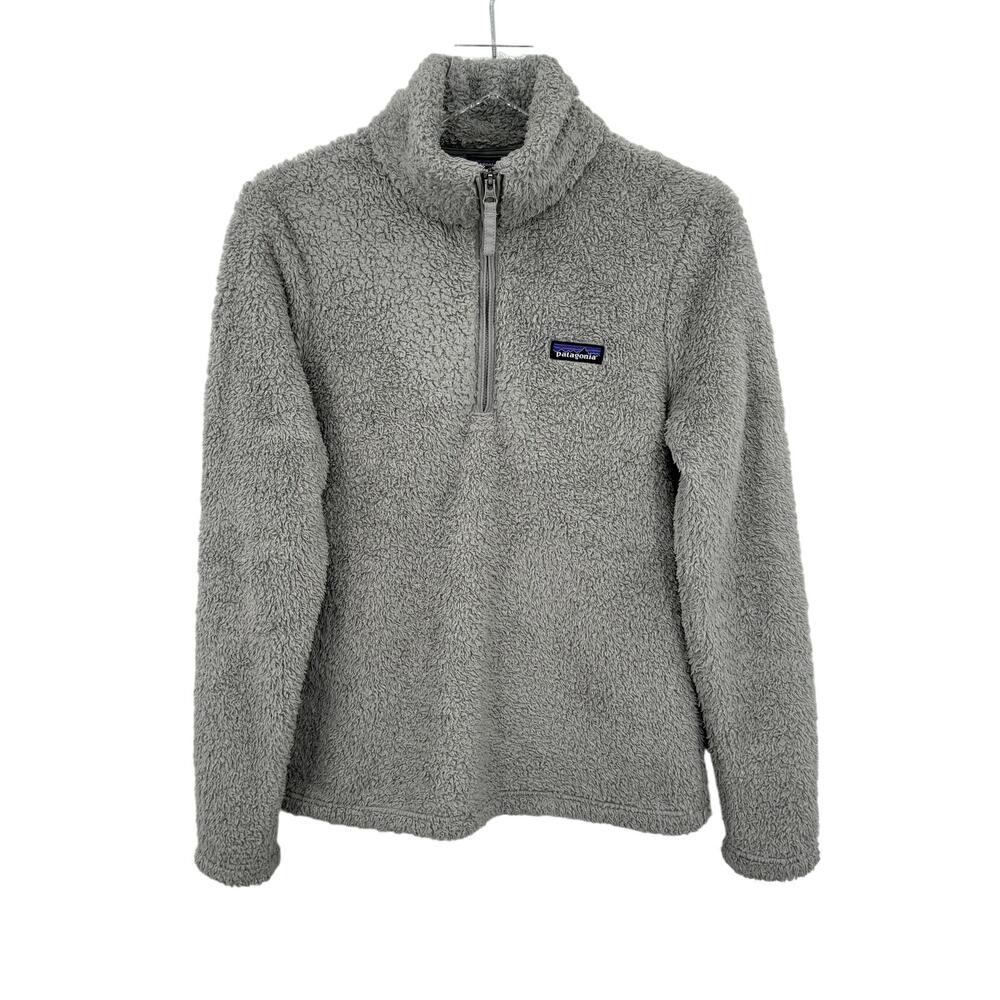 Patagonia women's Los Gatos size M 1/4 zip fleece pullover drifter gray jacket